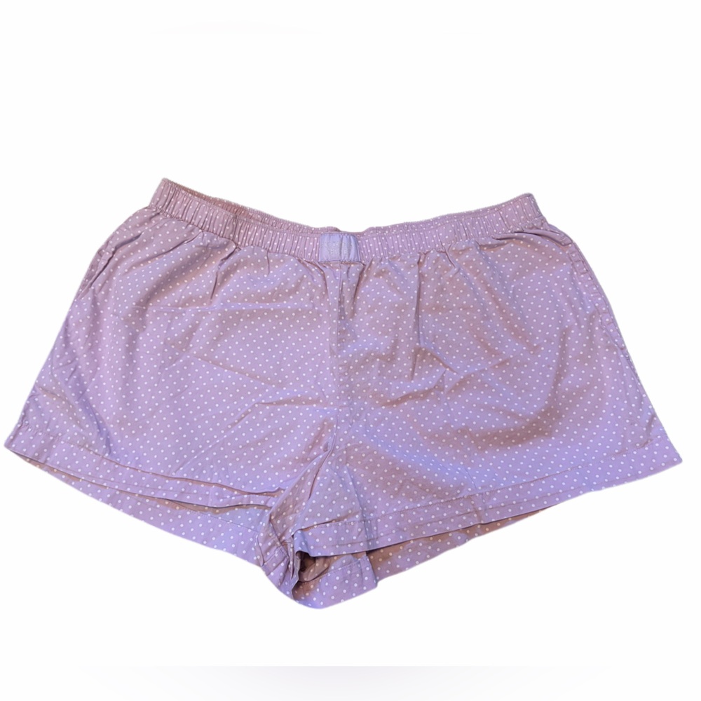 Victoria's Secret Lavender Polka Dot High Waist Shorts LIKE NEW